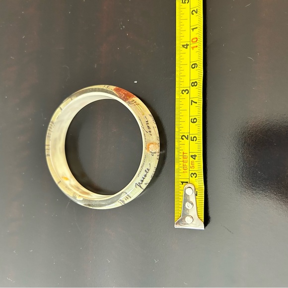 AMEDEO NYC Bangle Bracelet Set Vintage Set of3 CAMEO Lettera D'Amore Love Letter - Picture 9 of 9